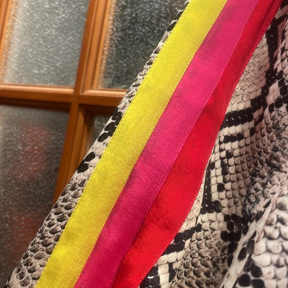 Kyle x Shahida silk snake print swing jacket S - Picture 3 of 10